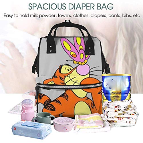 Bolsa de pañales - Tigger Mommy Baby Bag, multifunción de gran capacidad de viaje mochila bolsa de pañales
