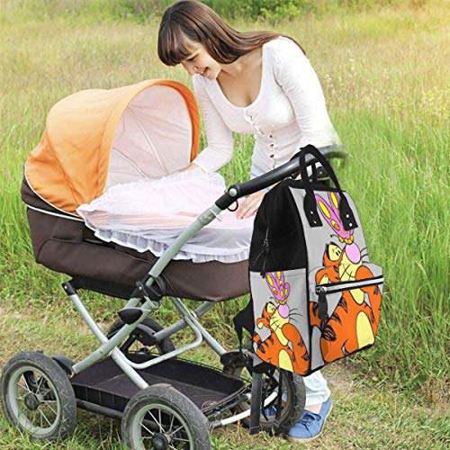 Bolsa de pañales - Tigger Mommy Baby Bag, multifunción de gran capacidad de viaje mochila bolsa de pañales