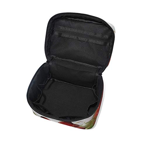 Bolsas de cosméticos Cosmetic Bag Hello Summer Flamingo Womens Makeup Organizer Girls Toiletry Case Box Lazy Zip Bag Unique