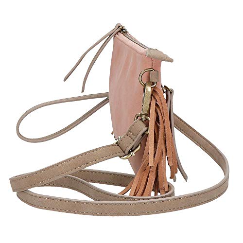 Bolso Clutch Pepe Jeans Fringe Nude