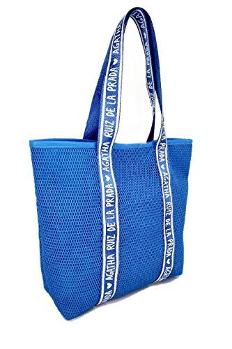 Bolso de Malla Shopper Azul Agatha Ruiz de la Prada