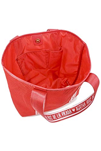 Bolso de Malla Shopper Rojo Agatha Ruiz de la Prada