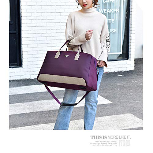 Bolso de Viaje de Oxford, Bolso de Gran Capacidad de Fin de Semana para Llevar una Moda Unisex en Viajes Diarios, Escuela, Trabajo