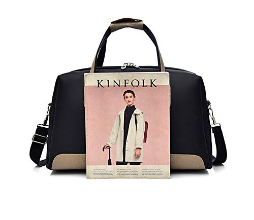 Bolso de Viaje de Oxford, Bolso de Gran Capacidad de Fin de Semana para Llevar una Moda Unisex en Viajes Diarios, Escuela, Trabajo