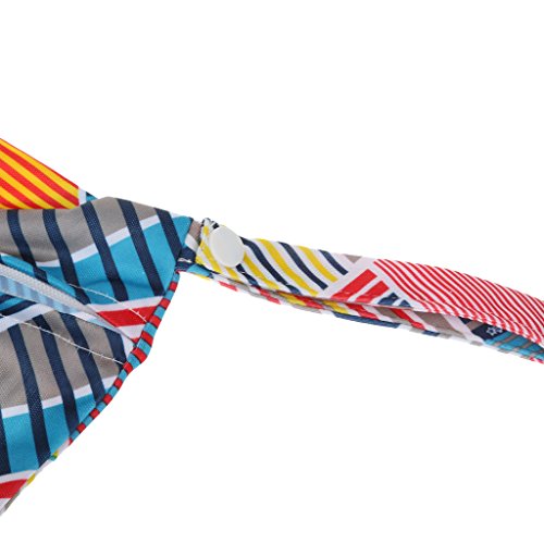 Bolso para pañales con cremallera impermeable, pañalera para viajes en zonas secas o húmedas, bolso no.11