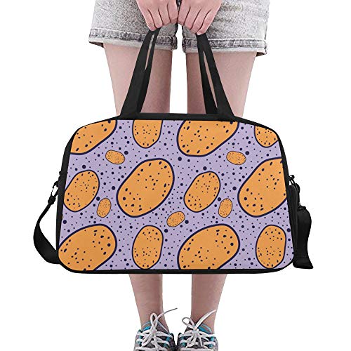 Bolsos para mujer Deliciosos dibujos animados Comida linda Merienda Yoga Bolsos de gimnasia Bolsos de fitness Bolsas de lona Bolsa de zapatos para equipaje deportivo Bolsa de lona para gimnasio al a