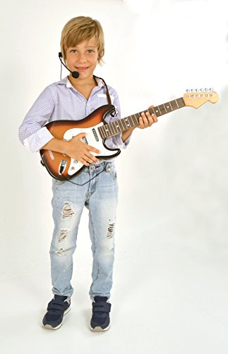Bontempi Guitarra eléctrica con Correa para el Hombro y micrófono 241310