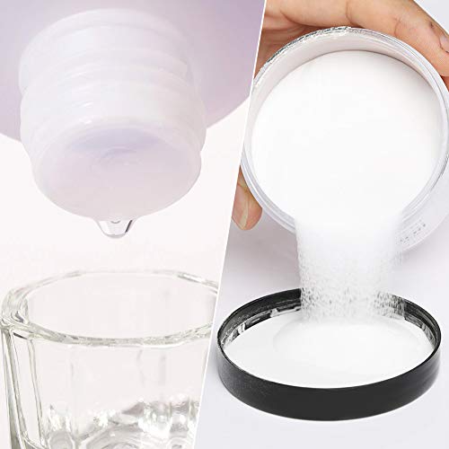 BORN PRETTY Kit transparente de polvo acrílico para uñas + Sistema profesional de uñas de monómero líquido para extensión de uñas Kit acrílico en polvo y líquido para bricolaje 100ml