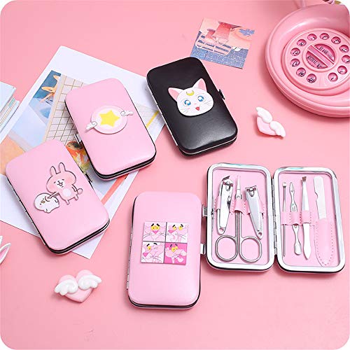 BOROK Kit De Uñas De Uñas Y Uñas,Filas De Uñas Encarnadas Y Archivo De Uñas Encarnadas Kit De Aseo Set De Manicura Removedor De Cutículas Cuidado Cortador Herramientas De Viaje Set De Manicura Uñas