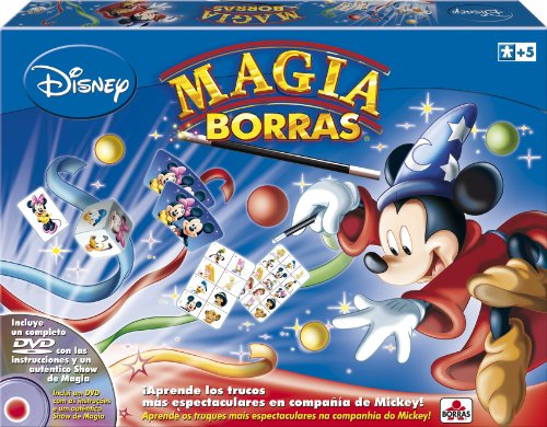 Borras- Magia Edición Mickey Magic, 15 trucos, contiene DVD, a partir de 5 años (Educa 14404)