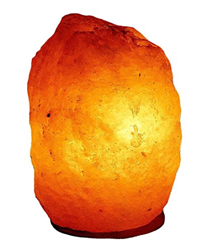 Bosalla 24010 - Lámpara de sal decorativa del Sur del Himalaya, incluye bombilla especial, peso entre 3,2 y 4 kg