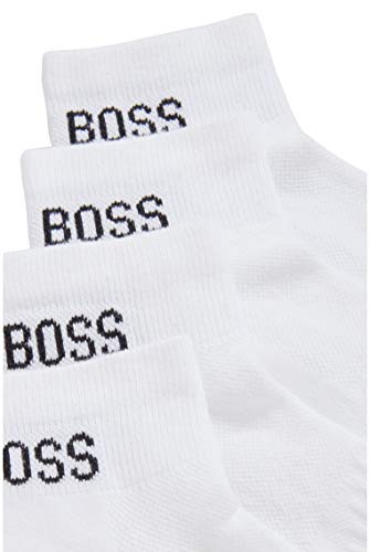 BOSS AS Sport CC Calcetines, Blanco (White 100), 43/46 (Talla del fabricante: 43-46) (Pack de 2) para Hombre