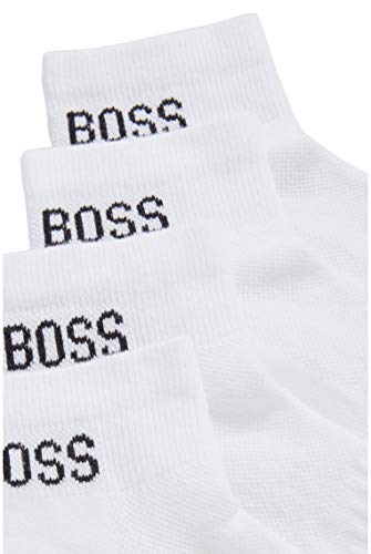 BOSS AS Sport CC Calcetines, Blanco (White 100), 43/46 (Talla del fabricante: 43-46) (Pack de 2) para Hombre