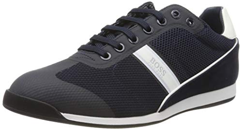 BOSS Glaze_lowp_mewt, Zapatillas para Hombre, Azul (Navy 401), 40 EU