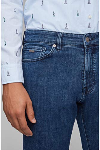 BOSS Maine BC-p Vaqueros Straight, Azul (Medium Blue 422), 36W / 36L para Hombre