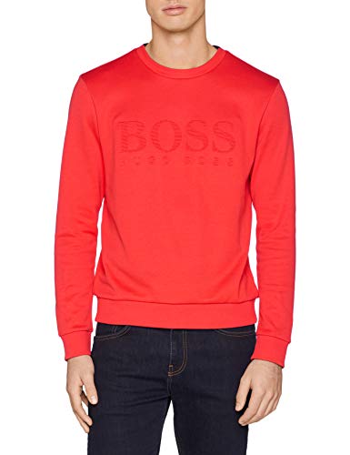 BOSS Salbo Sudadera, Rojo (Open Red), Small para Hombre