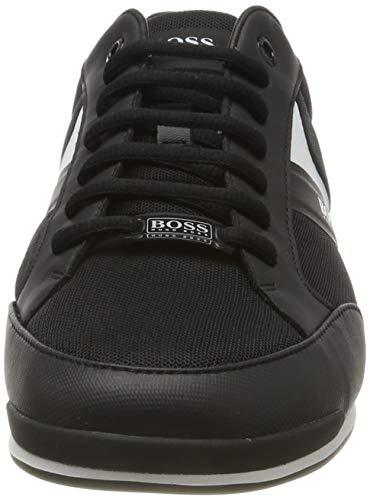 BOSS Saturn_lowp_Meth, Zapatillas para Hombre, Negro (Black 1), 39 EU