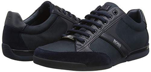 BOSS Saturn_lowp_MX, Zapatillas para Hombre, Azul (Dark Blue 401), 43 EU