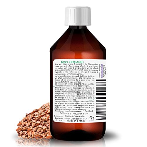 B.O.T cosmetic & wellness Aceite Orgánico de Linaza (500 ml)