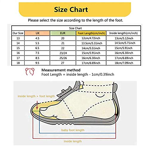 Botas de Agua Impermeable y Antideslizante Caucho de PVC Botas de Lluvia para Niños y Niñas