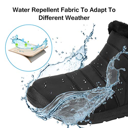 Botas de Nieve para Hombres,Mujeres,Niños,gracosy 2019 Invierno Cálido Al Aire Libre Suela Blanda Ultralight Cómodo Relajado A Pie Botines Plano Antideslizante Que Caminan