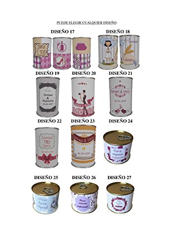 Botellin miniatura Ginebra Bombay Sapphire en lata personalizada - Pack de 6