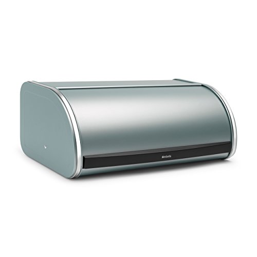 Brabantia 484308 Panera Tapa Deslizante, Acero Inoxidable, Menta, Normal