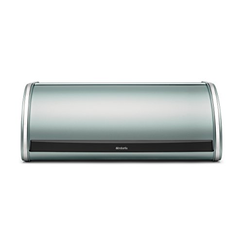 Brabantia 484308 Panera Tapa Deslizante, Acero Inoxidable, Menta, Normal