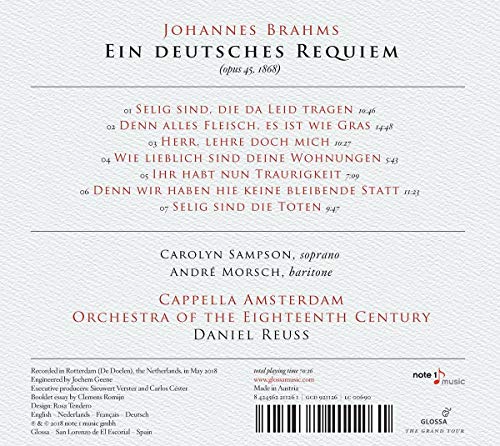 Brahms: Requiem Aleman/ Sampson-Reus