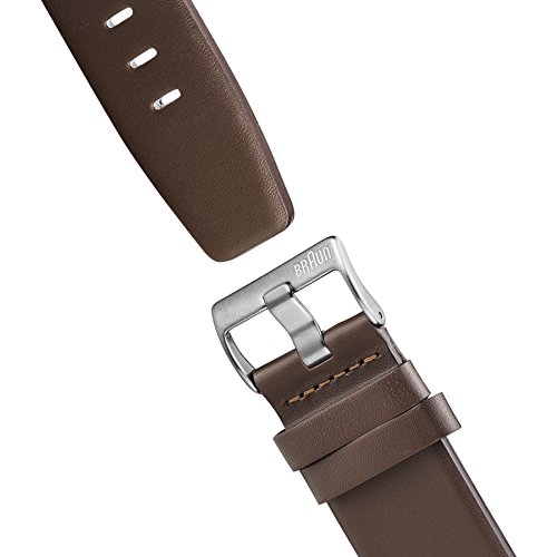 Braun BN0035SLBRG - Reloj cronógrafo de caballero de cuarzo con correa de piel