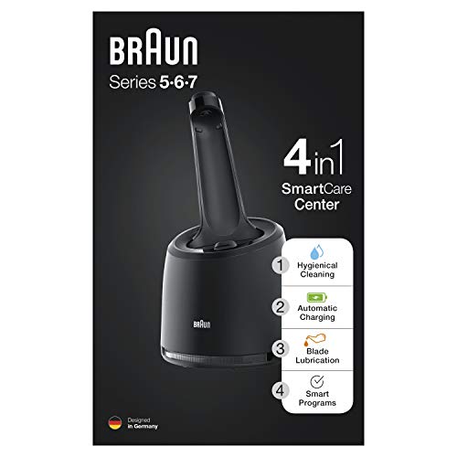 Braun Centro de Limpieza SmartCare 4 en 1 para Afeitadora Eléctrica Hombre Series 5, 6 y 7