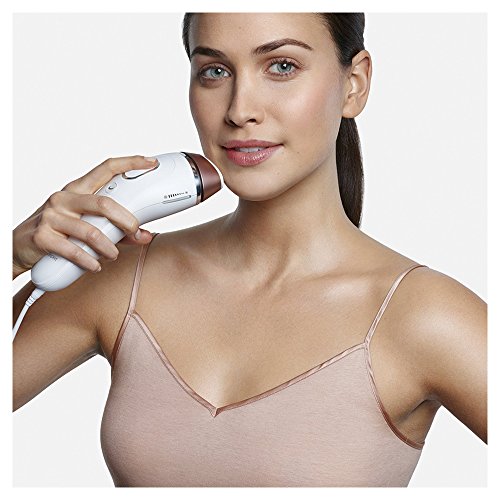 Braun Silk-expert IPL BD 5001 - Depiladora con luz pulsada intensa (IPL), con cable para uso sin interrupción, blanco/bronce + cuchilla Gillette Venus