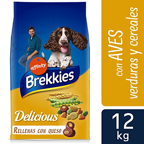 Brekkies Pienso para Perros Delicious con una Selección de Aves - 12000 gr