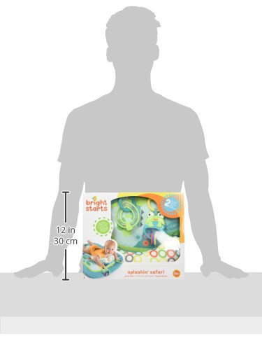 Bright Starts, Alfombrilla de Juego con Cojín de apoyo - Giggle Safari™