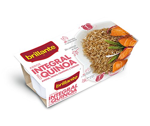 Brillante Arroz Integral Con Quinoa 125G X 2 - [Pack De 8] - Total 2 Kg