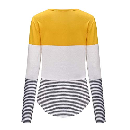 Brillanto Sudadera Lactancia Mujer Invierno Manga Larga Sudadera Lactancia Ropa Top de Rayas Tallas S-2XL