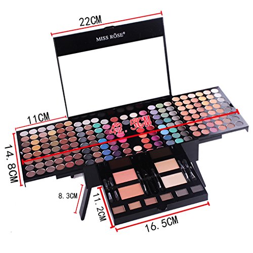 BrilliantDay 180 color paleta de sombra de ojos Blush Corrector Kit Belleza maquillaje Set