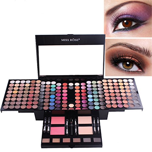 BrilliantDay 180 color paleta de sombra de ojos Blush Corrector Kit Belleza maquillaje Set