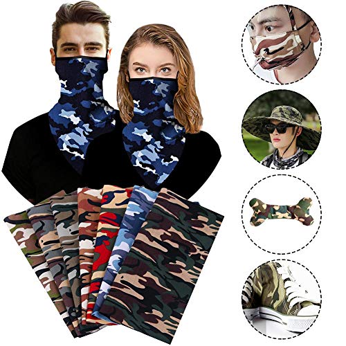 Brillie 7 Piezas 48 x 48 cm 100 Tela de Algodón Estampado de Camuflaje Tela Acolchada Patchwork para Confección Camisas Ropa Costura Patchwork DIY Artesanía