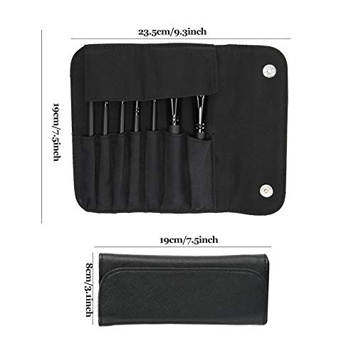 Brochas De Maquillaje, 7pcs Pinceles de maquillaje Set Foundation Blush Powder Corrector Pinceles con bolsa de almacenamiento, Herramienta De Maquillaje Para Brochas