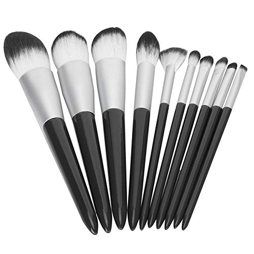 Brochas De Maquillaje, Juego De Pinceles De Maquillaje 10pcs Blush Face Powder Sombra De Ojos Kit De Cepillo De Labios De Cejas, Herramienta De Maquillaje Para Brochas