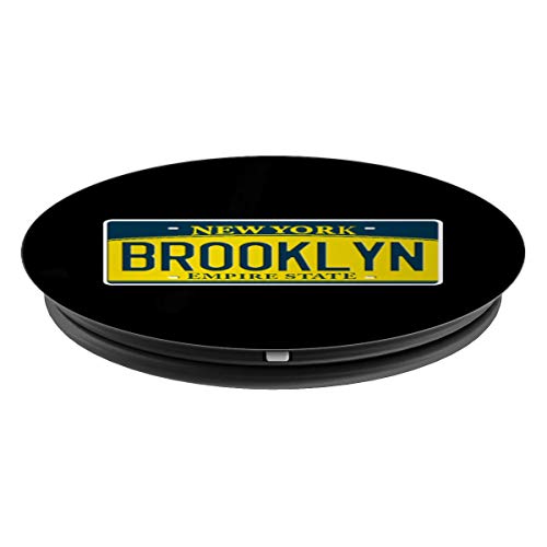 Brooklyn Nueva York NY USA Vecindario Matrícula Regalo PopSockets Agarre y Soporte para Teléfonos y Tabletas
