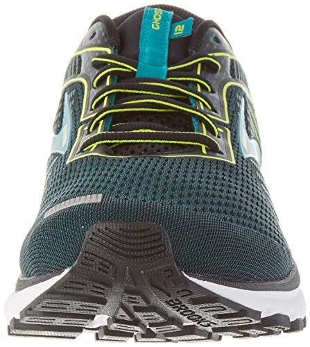 Brooks Ghost 12, Zapatillas de Running para Hombre, Verde Negro, 42 EU