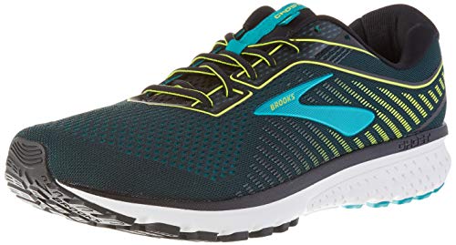 Brooks Ghost 12, Zapatillas de Running para Hombre, Verde Negro, 42 EU