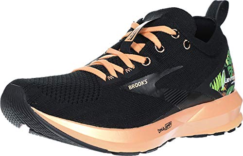 Brooks Levitate 3 Zapatillas de correr para mujer, Negro (negro, verde), 40 EU
