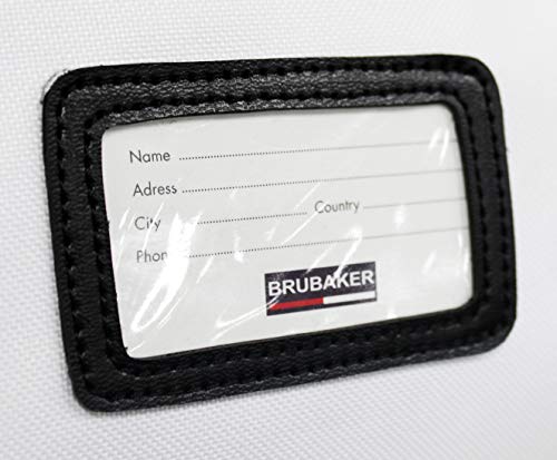 BRUBAKER 'Grenoble' - Bolsa de Deporte - Mochila para Botas de esquí + Casco + Accesorios - Color Blanco/Dorado