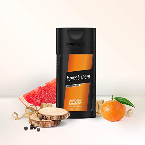 Bruno Banani ABSOLUTE MAN - Gel de ducha (4 paquetes de 250 ml)