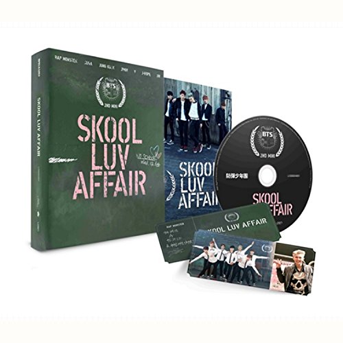 BTS 2nd Mini Album - [ Skool Luv Affair ] CD + Photobook + Photocard + FREE GIFT / K-POP Sealed