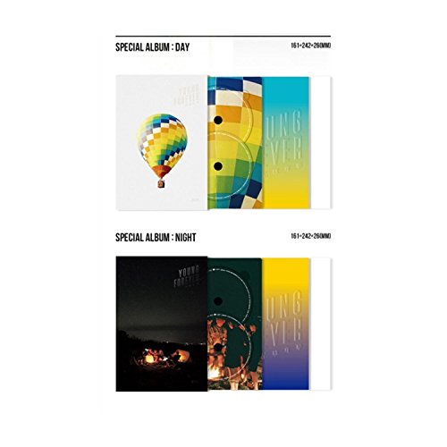 BTS Special Album - YOUNG FOREVER [ DAY Ver. ] CD + Photobook + Polaroid Card + Folded Poster + FREE GIFT / K-POP Sealed