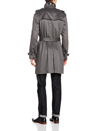 Burberry Abrigo Cachemira Gris M